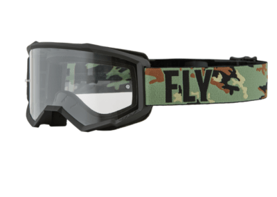 Antiparras Focus Green-Camo / Black Clear Lens