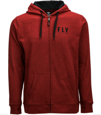 Poleron Zip Up Red Poleron Zip Up Red