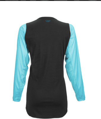 Women's Lite Jersey Black - Aqua