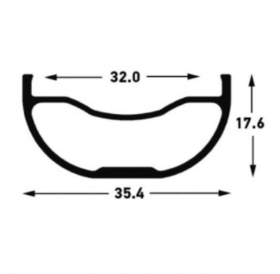 Llanta Sentry MK3 29 32H Black - White/Red