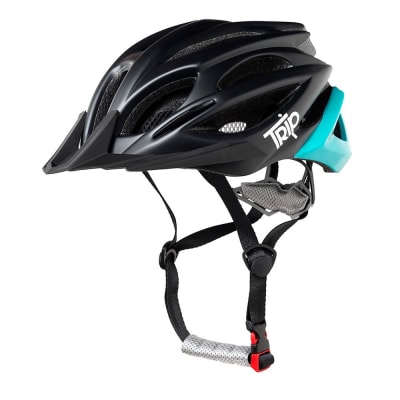 Casco MTB Black/Turqueza1