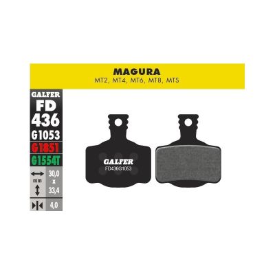 Pastillas Magura MT2, MT4, MT6, MT8, MTS1