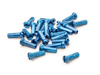 Niple Polyax alloy 14g/12mm Azul