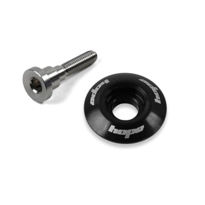 Tapa de dirección negro con perno