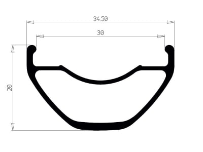 Llanta Fortus 30 SC 27.5 32h