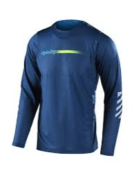 Polera Skyline AIR LS Channel Dark Slate Blue