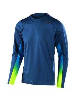 Polera Skyline LS Jet Fuel Navy