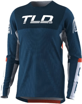 Polera Sprint Fractura Slate Blue / Orange