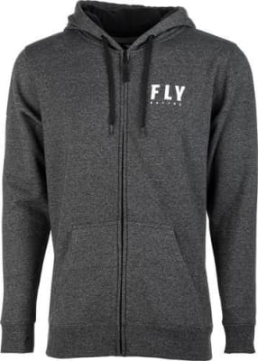 Poleron Zip Up Dark Charcoal