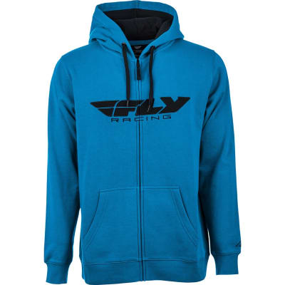 Poleron Zip Up Blue/Black