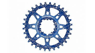 Corona Spiderless GXP 32T azul2