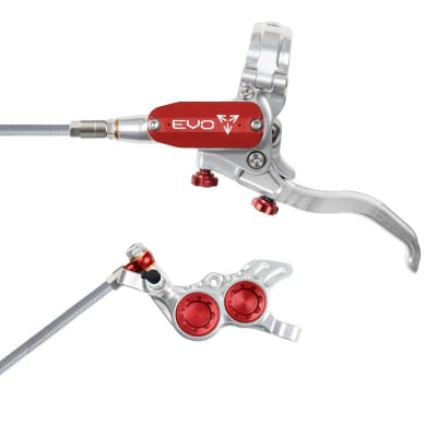 Freno EVO GR4 plata - rojo