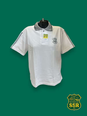 SSR POLERA VARON PIQUE OFICIAL BLANCO M/C C/PATA
