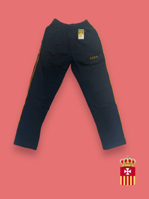 S.P.NOLASCO PANTALON FRANELA DEPORTE AZUL MARINO BOLS C/HUINCHA