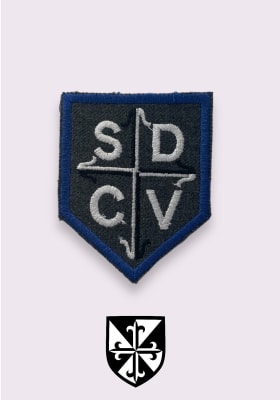 STO.DOMINGO INSIGNIA BRILLANTE OFICIAL VARIOS COLORES BORDADO CRINOL.