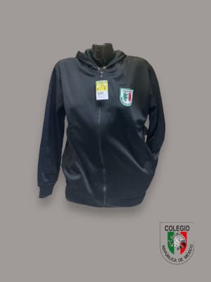 ESC.MEXICO CHAQUETA BRILLANTE NEGRA