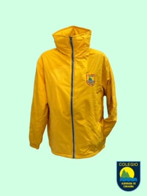 ALBORADA PARKA MICROFIBRA POLAR OFICIAL AMARILLO/AZUL MARINO F/FIJO B/TAPET