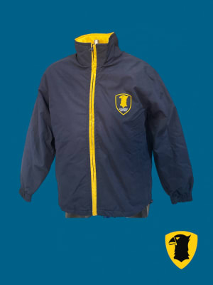 PATMOS PARKA MICROFIBRA POLAR MALLA OFICIAL AZUL/AMARILLO DESMONTABLE B/TAPET