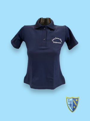 J.ROSS POLERA DAMA PIQUE OFICIAL AZUL MARINO M/C C/PATA