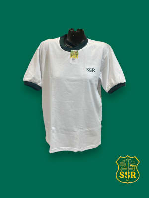 SSR POLERA VARON JERSEY DEPORTE BLANCO M/C C/RED.