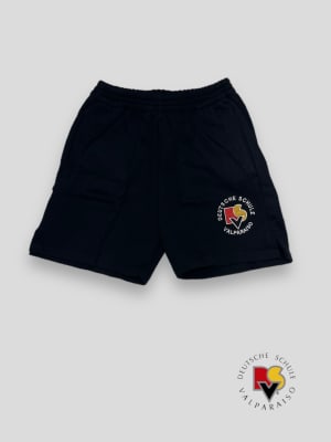ALEMAN SHORT FRANELA DEPORTE NEGRO BOLS. LISO