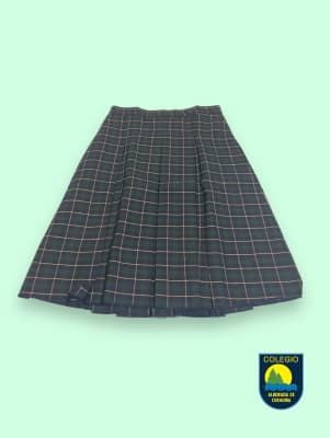ALBORADA FALDA DAMA GABARDINA ESCOCES OFICIAL VERDE/AZUL MARINO