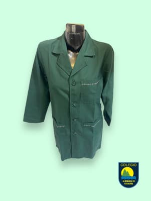 ALBORADA CAPA TREVIRA OFICIAL VERDE BOTELLA C/VIVO ESCOCES C/BOTON