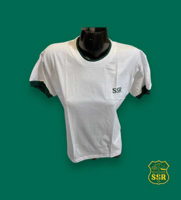 SSR POLERA DAMA JERSEY DEPORTE BLANCO M/C C/RED. DO.