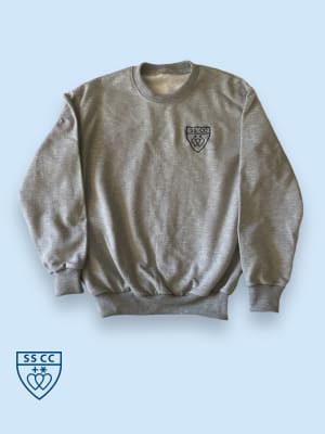 SSCC POLERON FRANELA DEPORTE GRIS M/PEGADA