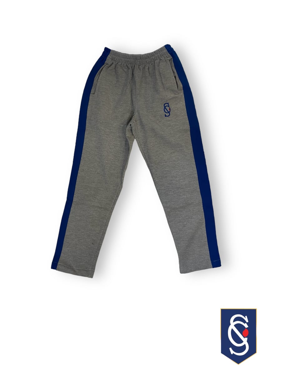 SALESIANO PANTALON FRANELA DEPORTE GRIS/AZUL REY BOLS/SC HUINCHA1