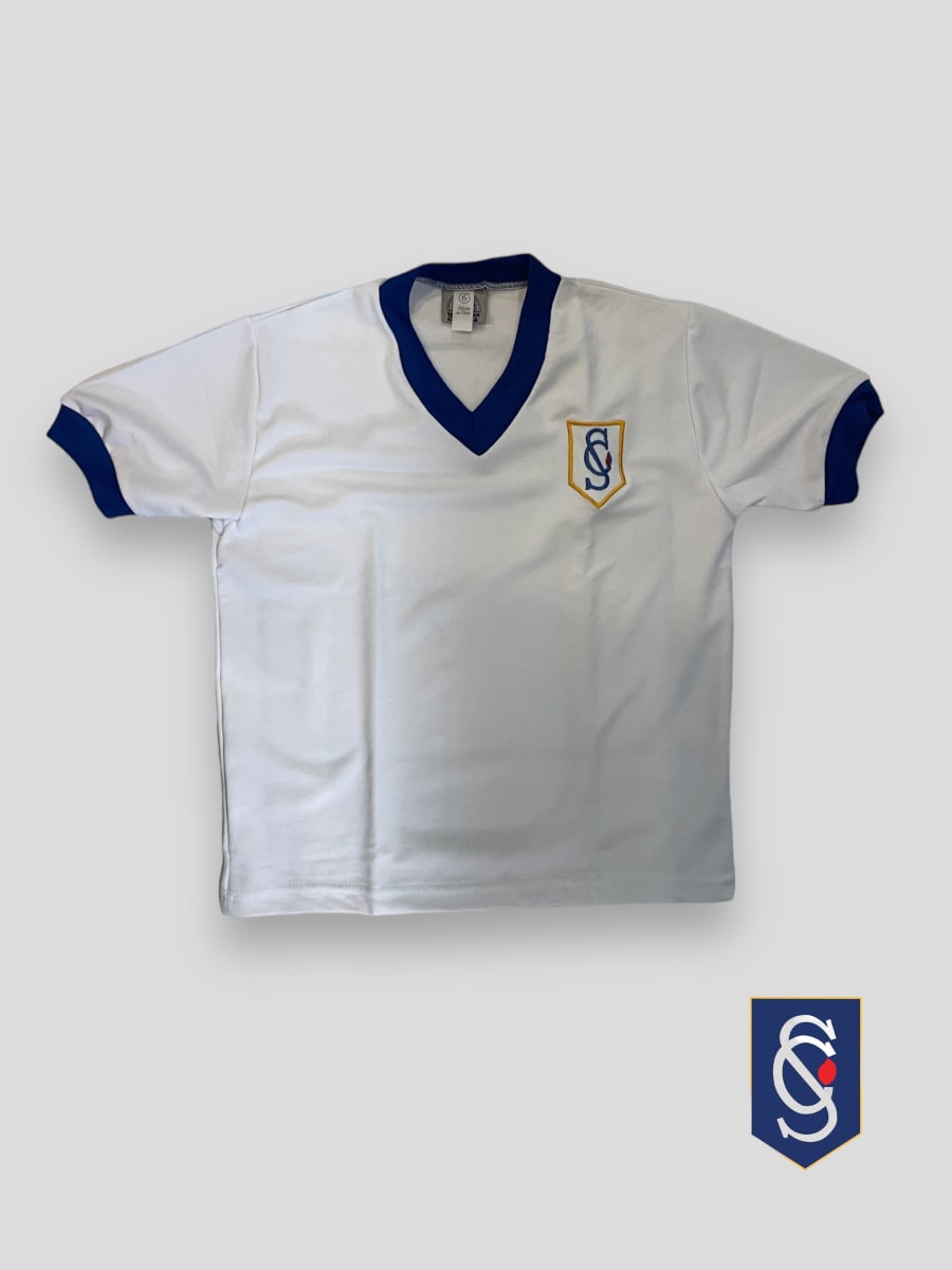 SALESIANO POLERA PIQUE DEPORTIVO DEPORTE BLANCO M/C C/RED.1