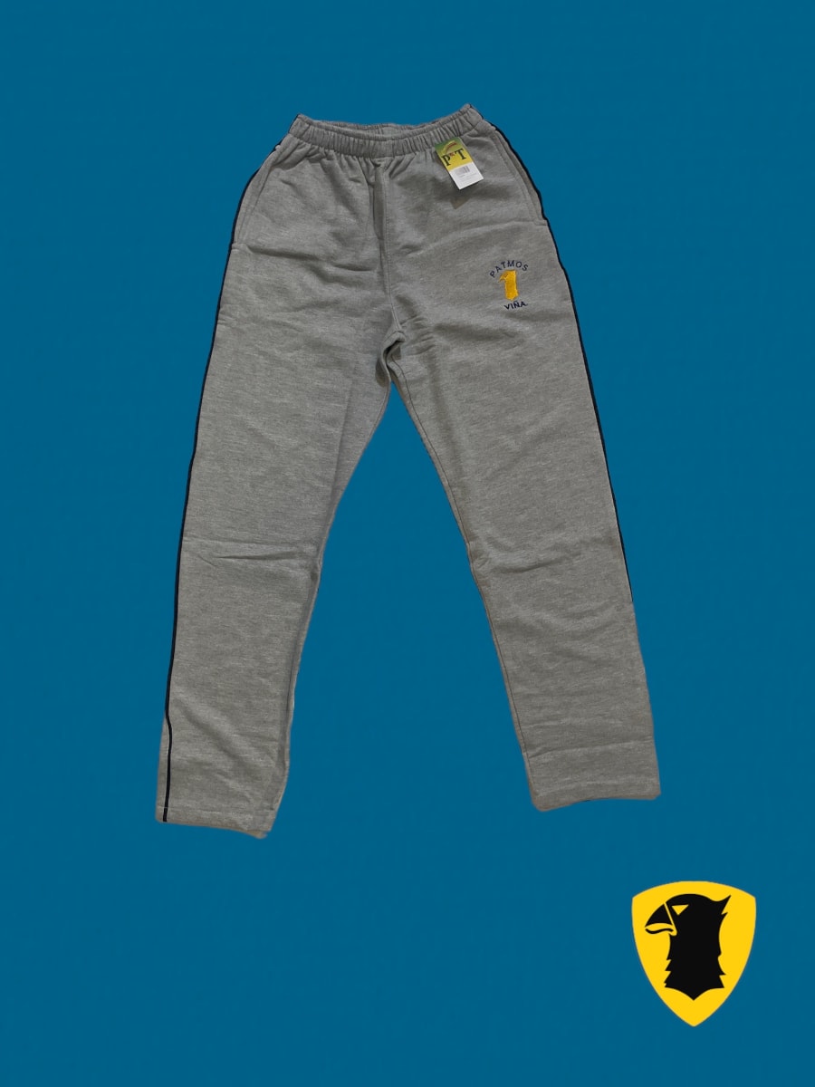 PATMOS PANTALON FRANELA DEPORTE GRIS/AZUL MARINO BOLS/SC VIVO1