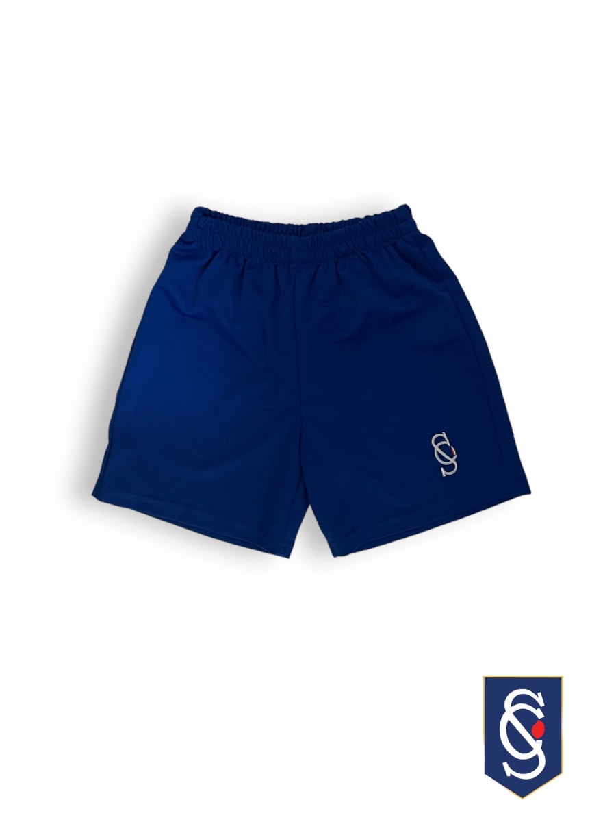 SALESIANO SHORT PIQUE DEPORTIVO DEPORTE AZUL REY S/BOLS. LISO1