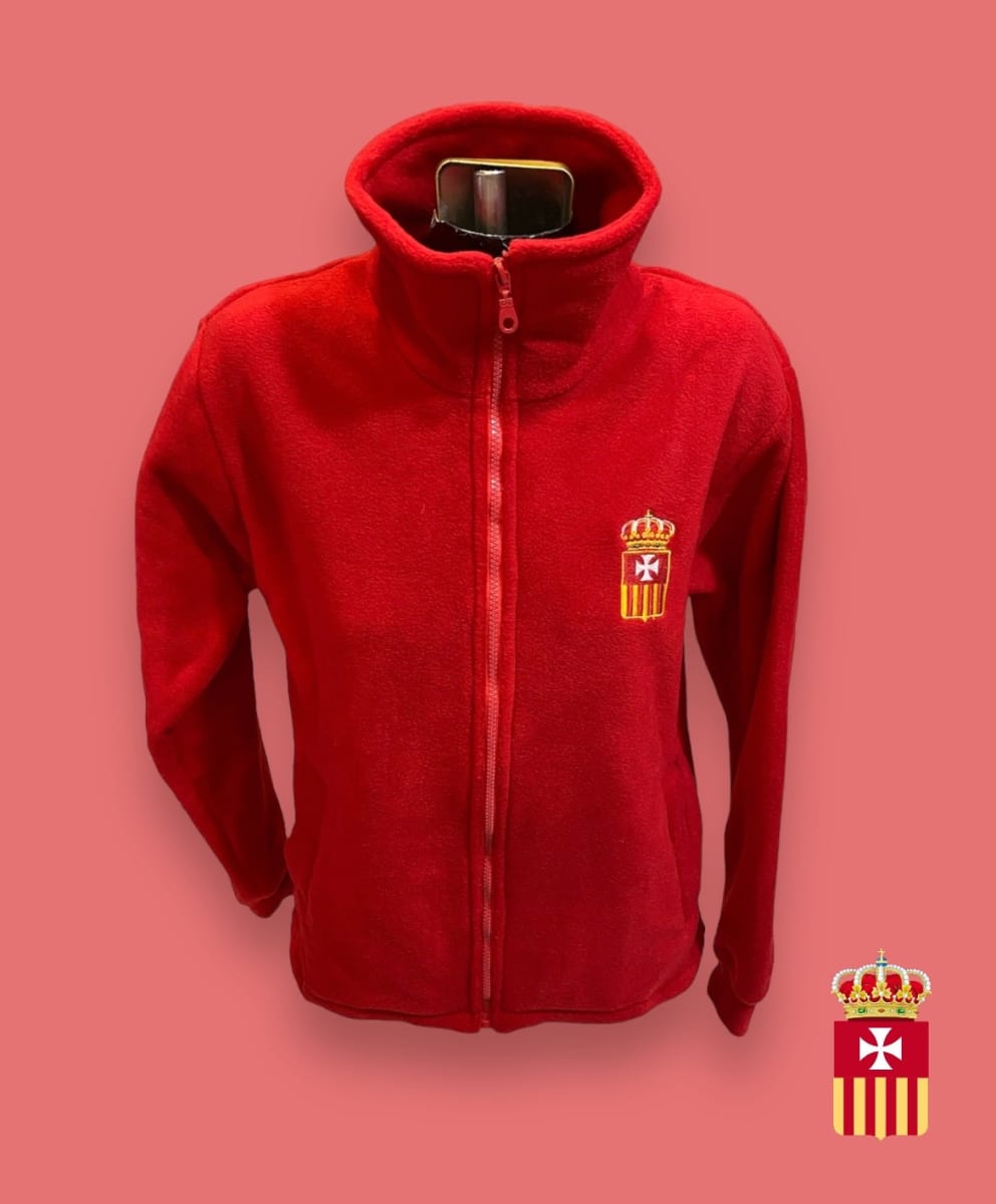 S.P.NOLASCO POLAR MANGA LARGA  ROJO1