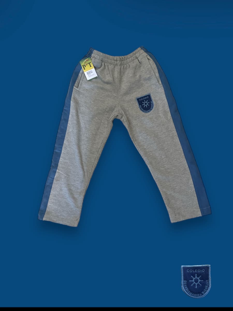 GMR PANTALON FRANELA DEPORTE GRIS/ANGRA BOLS/SC HUINCHA1