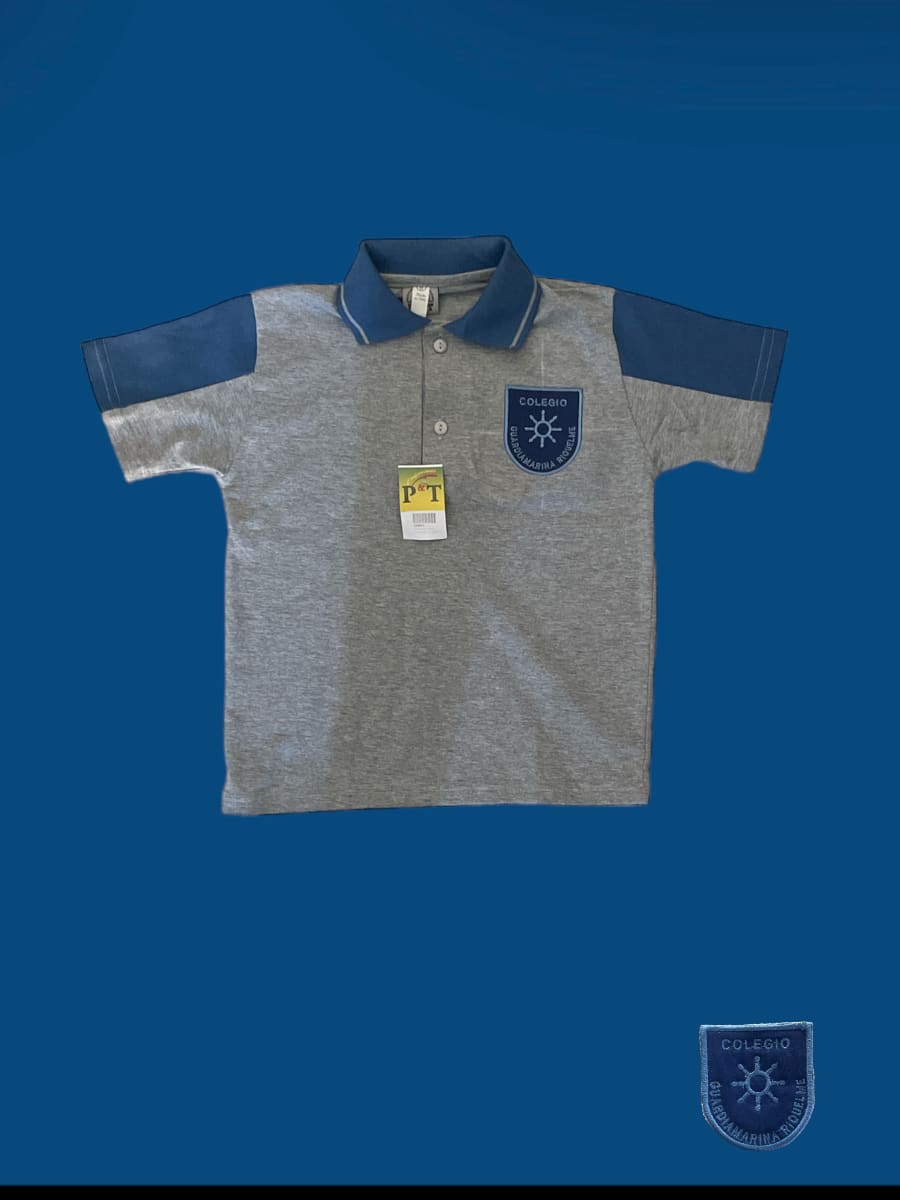 GMR POLERA JERSEY DEPORTE GRIS/ANGRA M/C C/PATA1