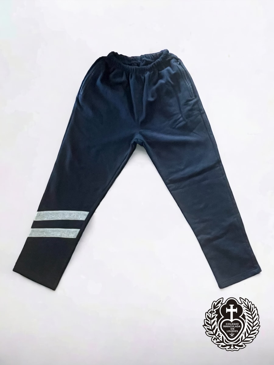 LOURDES PANTALON FRANELA DEPORTE AZUL/GRIS BOLS/SC HUINCHA1