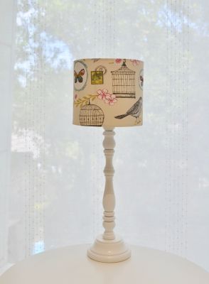 Lámpara Torneada Blanca Melodie Natural Lámpara Torneada Blanca Melodie Natural