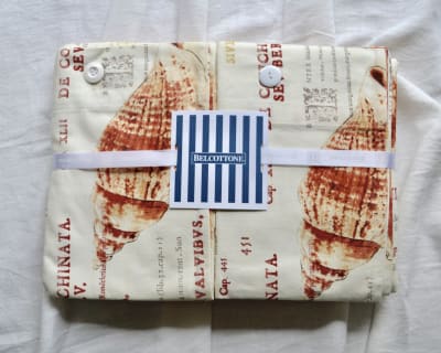 Piecera Conchas Rojas King Piecera Conchas Rojas King
