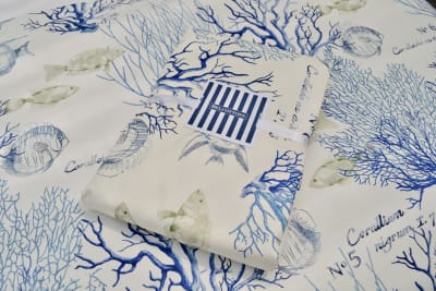 Piecera Corales Azul Piecera Corales Azul