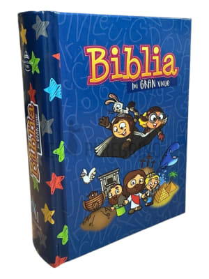 BIBLIA MI GRAN VIAJE TAPA DURA AZUL