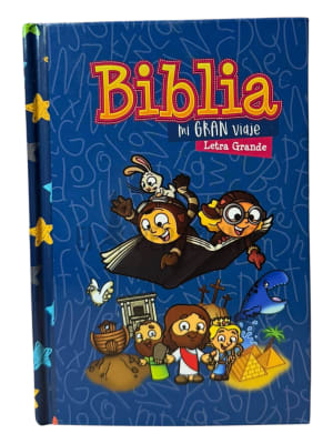 MI GRAN VIAJE LETRA GRANDE TAPA DURA AZUL
