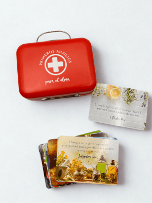 PRIMEROS AXULIO PARA EL ALMA, CAJA DE PROMESAS MALETA