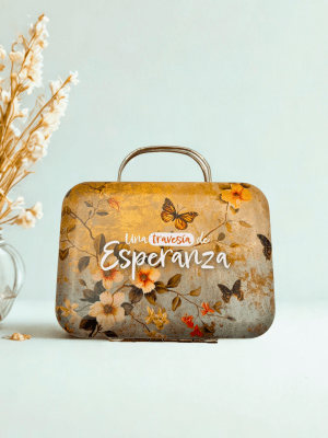 UNA TRAVESIA DE ESPERANZA, CAJA DE PROMESAS MALETA