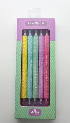 PACK 5 BOLIGRAFOS, VIDA