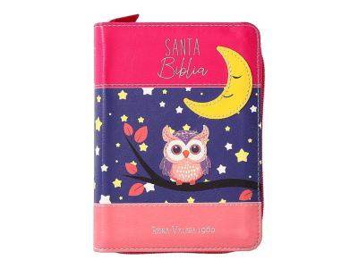 PRIMOR ROSA/FUCSIA/LILA DISEÑO BUHO