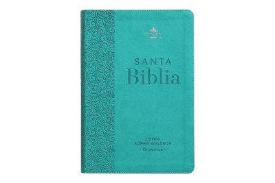 TURQUESA FLORAL, INDICE, LETRA SUPERGIGANTE