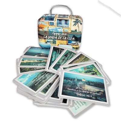 EQUIPAJE PARA LA SENDA DE VIDA, CAJA DE PROMESAS MALETA