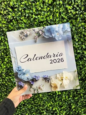CALENDARIO 2026 VINTAGE FLORES