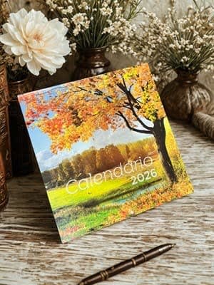 CALENDARIO 2026 PAISAJE ARBOL OTOÑAL